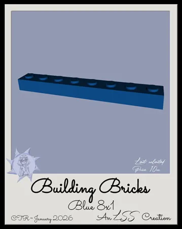 BBrick-Blue 8x1(10)[0130] by LSS