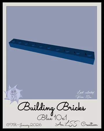 BBrick-Blue 10x1(10)[0130] by LSS