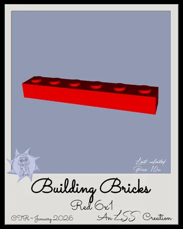 BBrick-Red 6x1(10)[0130] by LSS