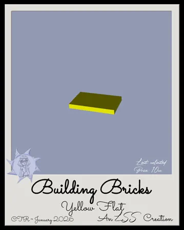 BBrick-Yellow Flat(10)[0130] by LSS