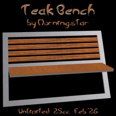 Teak Bench(25)[0227] by Morning.star