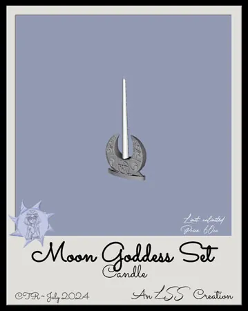 Moon Goddess Candle(60)[0719] by LSS