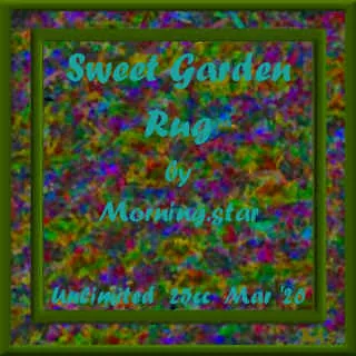 Sweet Garden Rug(25)[0327] by Morning.star