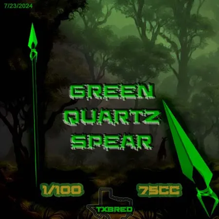 Green Quartz Spear(75)[0726] by txbred