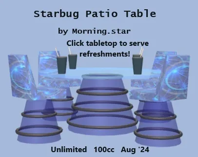 Starbug Patio Table(100)[0802] by Morning.star