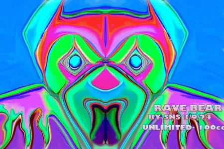 Rave Bear(100)[0322] by SweetNSinister