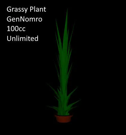 Grassy Plant(100)[0322] by GenNomro