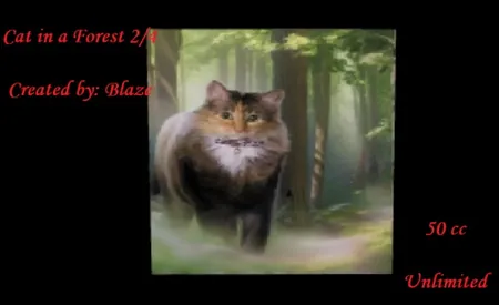 Cat in a Forest 2(50)[0809] by Blaze