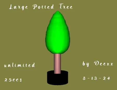 Large Potted Tree(25)[0816] by deexx