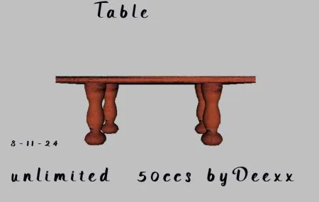 Table(50)[0816] by deexx