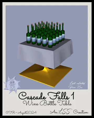 CF1 Wine BottleTable(75)[0816] by LSS