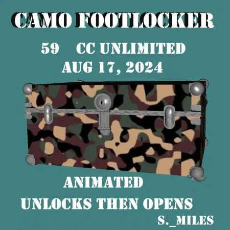 Camo Footlocker(50)[0820] by S._Miles