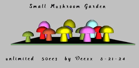 Small Mushroom Garden(50)[0823] by deexx