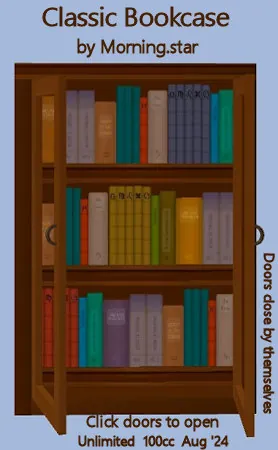 Classic Bookcase(100)[0827]{0520} by Morning.star