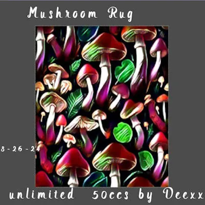 Mushroom Rug(50)[0827] by deexx
