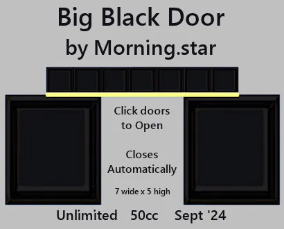 Big Black Door(50)[0906] by Morning.star