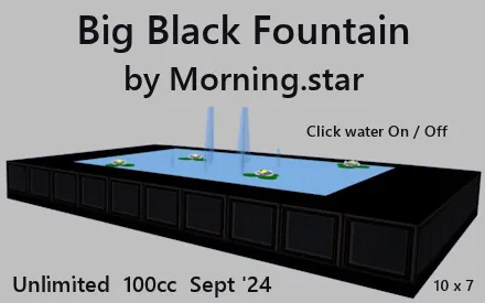 Big Black Fountain(100)[0910] by Morning.star