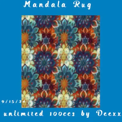 Mandala Rug(100)[0917] by deexx