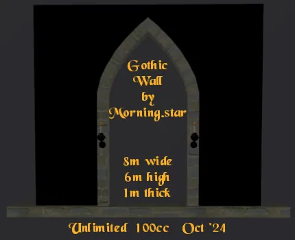 Gothic Wall(100)[1011] by Morning.star