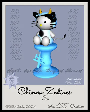 Chinese Zodiac Ox(100)[1101] by LSS