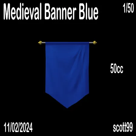 Medieval Banner Blue(50)[1105] by scott99