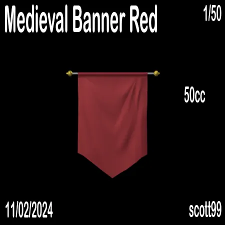 Medieval Banner Red(50)[1105] by scott99