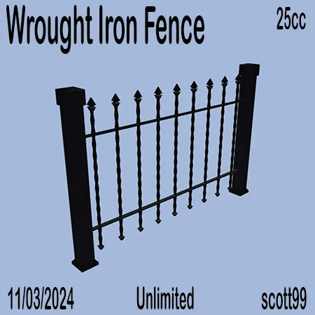 Wrought Iron Fence(25)[1105] by scott99