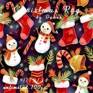 Christmas Rug(100)[1105] by deexx