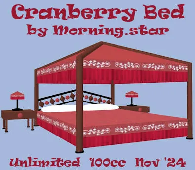 Cranberry Bed(100){1103} by Morning.star