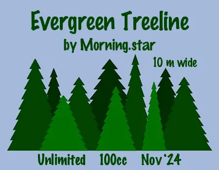 Evergreen Treeline(100)[1108] by Morning.star