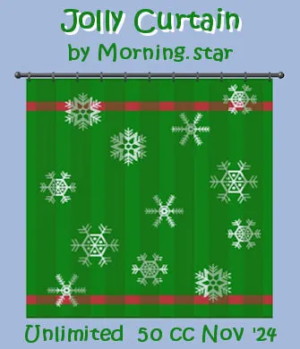 Jolly Curtain(50)[1112] by Morning.star