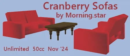 Cranberry Sofas(50){1103} by Morning.star