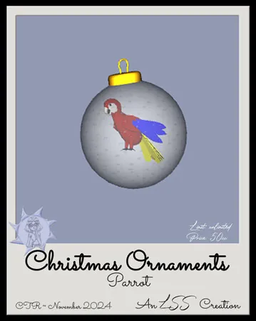 Parrot Ornament(50)[1112] by LSS