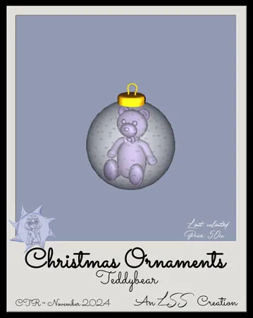 Teddybear Ornament(50)[1112] by LSS
