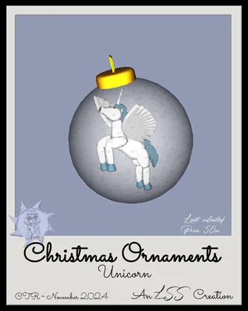Unicorn Ornament(50)[1112] by LSS