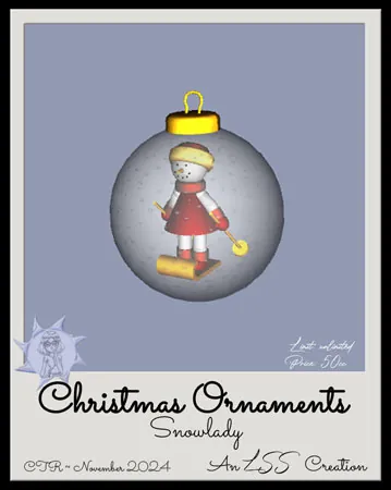 Snowlady Ornament(50)[1115] by LSS