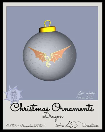 Dragon Ornament(50)[1115] by LSS