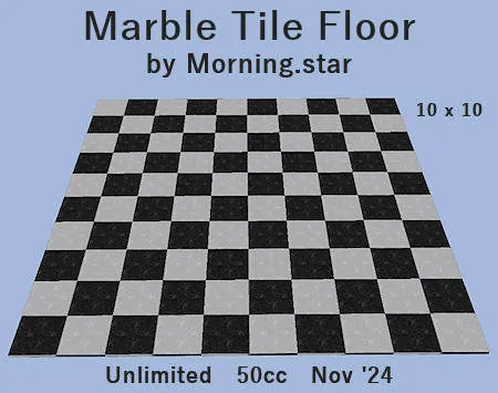 Marble Tile Floor(50)[1119] by Morning.star
