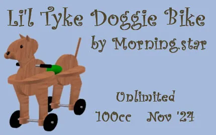 Lil Tyke Doggie Bike(100)[1129] by Morning.star