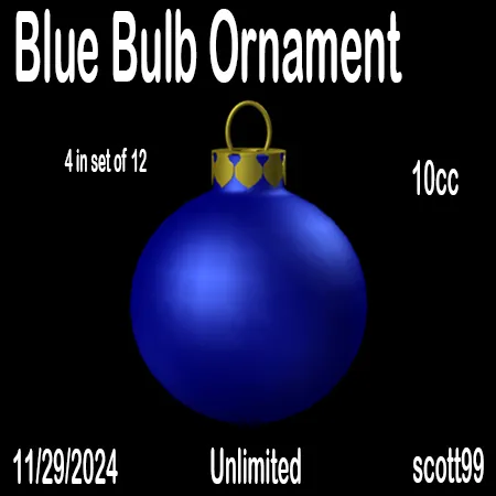 Blue Bulb Ornament(10)[1129] by scott99