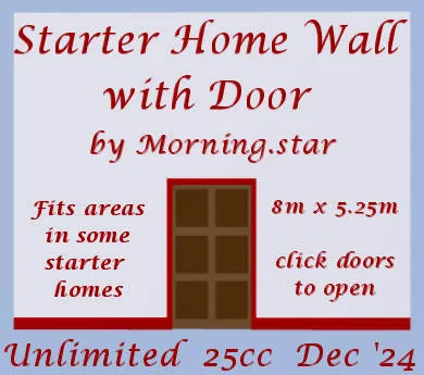 Starter Home Wall(25)[1203] by Morning.star
