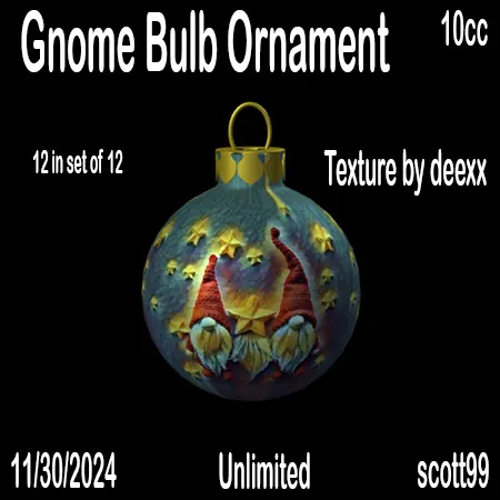 Gnome Bulb Ornament(10)[1203] by scott99