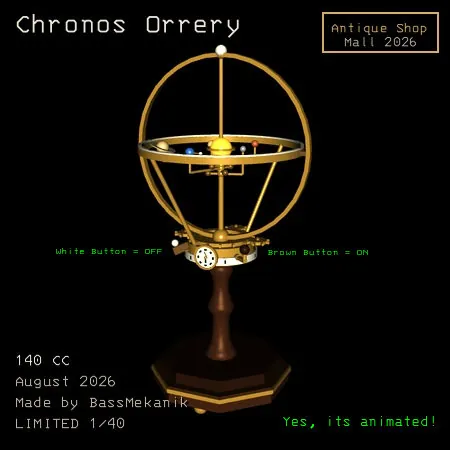 Chronos Orrery by BassMekanik