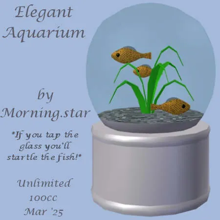 Elegant Aquarium(100){0502} by Morning.star