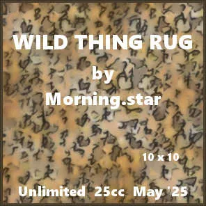 Wild Thing Rug(25){0530} by Morning.star