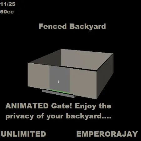 Fenced Backyard(50){0703} by EmperorAjay