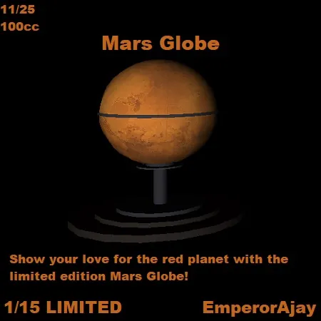 Mars Globe(100){0703} by EmperorAjay