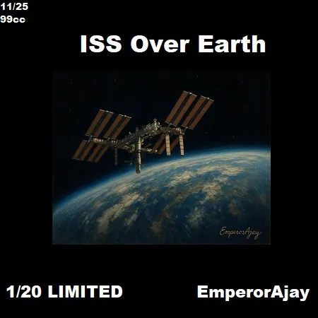 ISS Over Earth(99){0710} by EmperorAjay