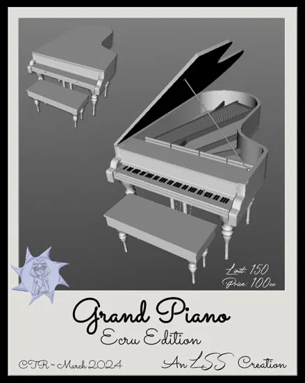 Grand Piano Ecru(100){0505} by LSS