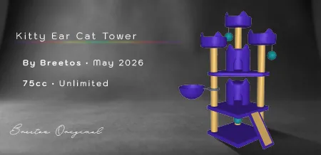 Kitty Ear Cat Tower(75)[0505] by Breetos